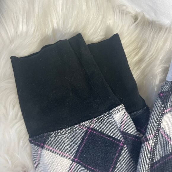 Victorias Secret Navy/White Diamond Plaid Jogger Style Sleep Pants Sz M - Picture 5 of 5